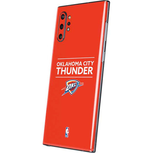 NBA Oklahoma City Thunder Standard - Orange Galaxy Note 10 Plus Skin