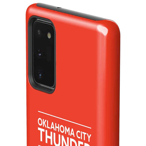 NBA Oklahoma City Thunder Standard - Orange Galaxy Note20 5G Pro Case