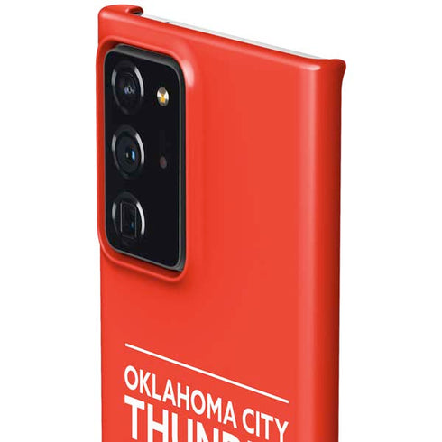 NBA Oklahoma City Thunder Standard - Orange Galaxy Note20 Ultra 5G Lite Case