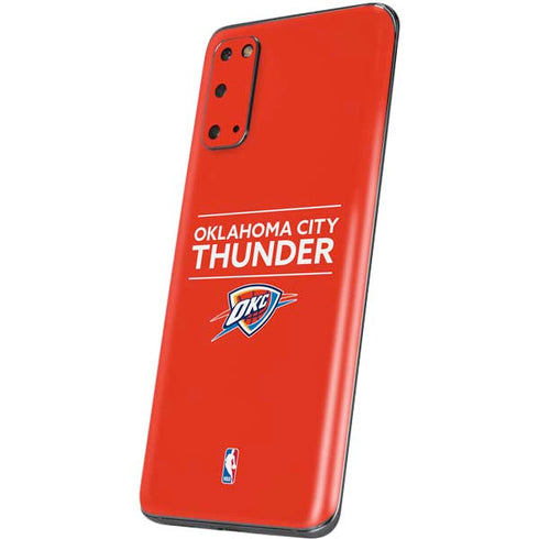 NBA Oklahoma City Thunder Standard - Orange Galaxy S20 Skin
