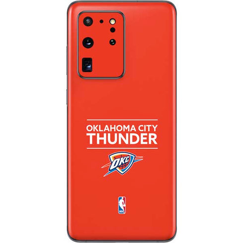 NBA Oklahoma City Thunder Standard - Orange Galaxy S20 Ultra 5G Skin