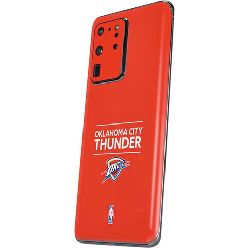 NBA Oklahoma City Thunder Standard - Orange Galaxy S20 Ultra 5G Skin
