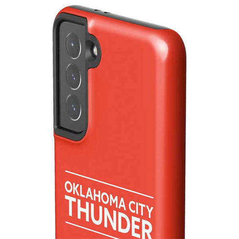 NBA Oklahoma City Thunder Standard - Orange Galaxy S21 5G Pro Case