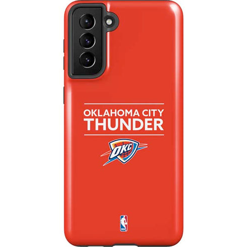 NBA Oklahoma City Thunder Standard - Orange Galaxy S21 FE Pro Case