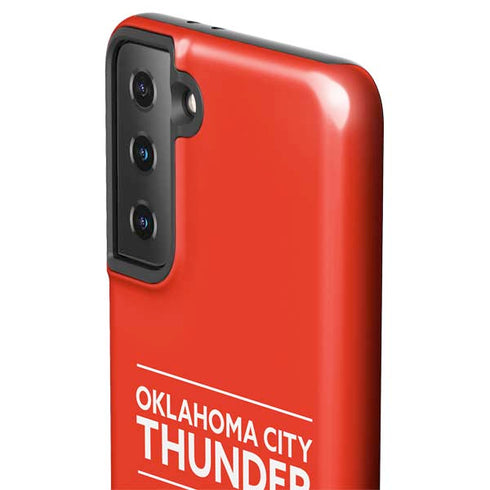 NBA Oklahoma City Thunder Standard - Orange Galaxy S21 FE Pro Case