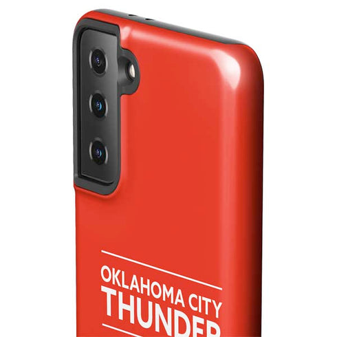 NBA Oklahoma City Thunder Standard - Orange Galaxy S21 Plus 5G Pro Case