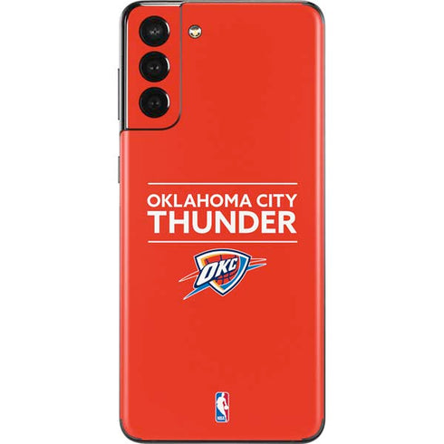 NBA Oklahoma City Thunder Standard - Orange Galaxy S21 Plus 5G Skin