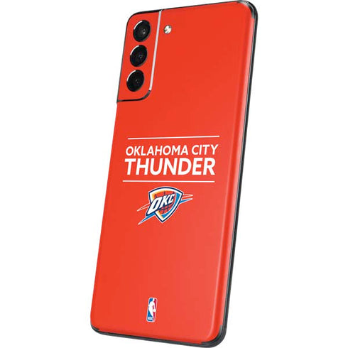 NBA Oklahoma City Thunder Standard - Orange Galaxy S21 Plus 5G Skin