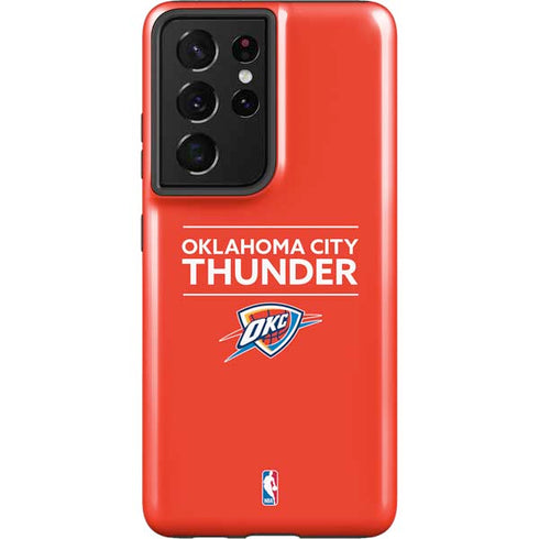 NBA Oklahoma City Thunder Standard - Orange Galaxy S21 Ultra 5G Pro Case