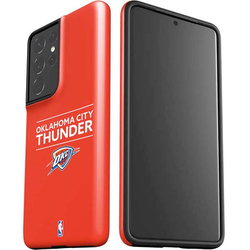 NBA Oklahoma City Thunder Standard - Orange Galaxy S21 Ultra 5G Pro Case