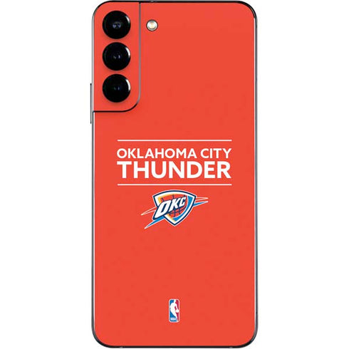 NBA Oklahoma City Thunder Standard - Orange Galaxy S22 Plus Skin
