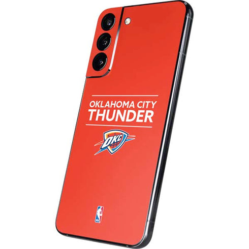NBA Oklahoma City Thunder Standard - Orange Galaxy S22 Plus Skin