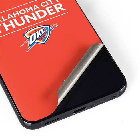 NBA Oklahoma City Thunder Standard - Orange Galaxy S22 Plus Skin