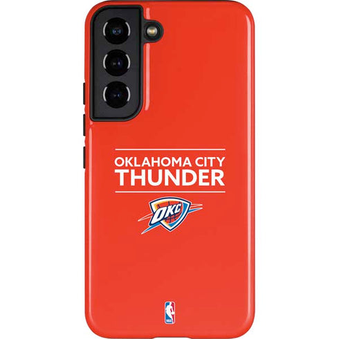 NBA Oklahoma City Thunder Standard - Orange Galaxy S22 Pro Case