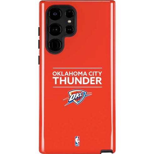 NBA Oklahoma City Thunder Standard - Orange Galaxy S22 Ultra Pro Case