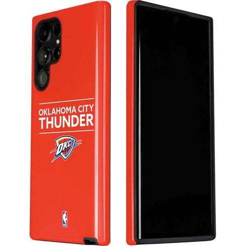 NBA Oklahoma City Thunder Standard - Orange Galaxy S22 Ultra Pro Case