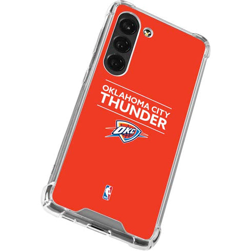 NBA Oklahoma City Thunder Standard - Orange Galaxy S23 Clear Case