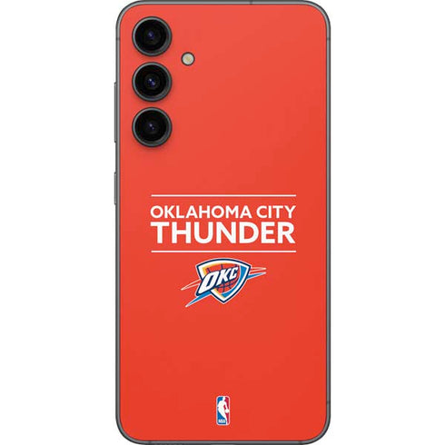 NBA Oklahoma City Thunder Standard - Orange Galaxy S23 FE Skin