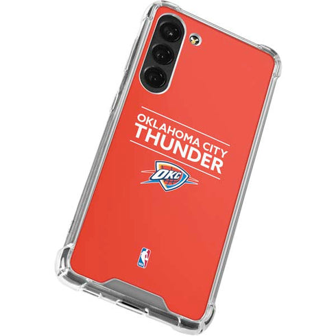 NBA Oklahoma City Thunder Standard - Orange Galaxy S23 Plus Clear Case