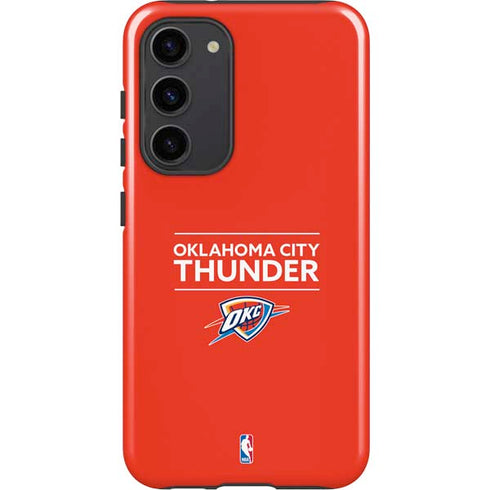 NBA Oklahoma City Thunder Standard - Orange Galaxy S23 Plus Pro Case