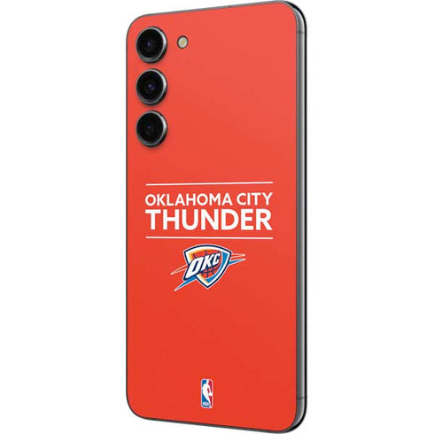 NBA Oklahoma City Thunder Standard - Orange Galaxy S23 Plus Skin