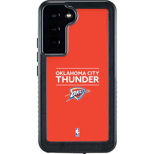 NBA Oklahoma City Thunder Standard - Orange Galaxy S23 Plus Waterproof Case