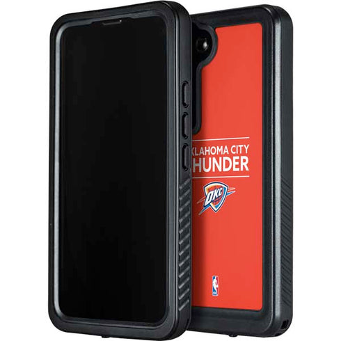 NBA Oklahoma City Thunder Standard - Orange Galaxy S23 Plus Waterproof Case