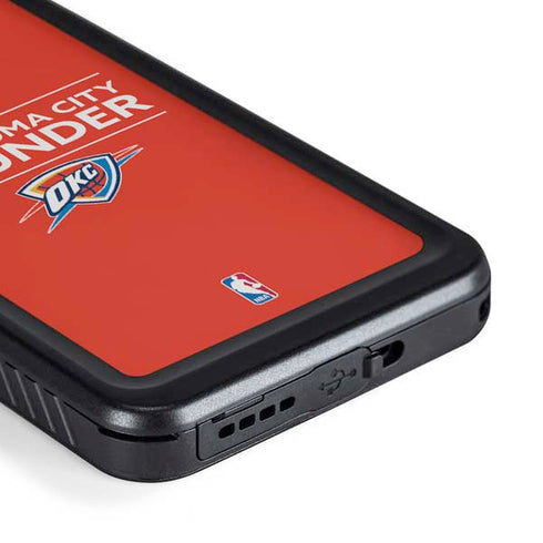 NBA Oklahoma City Thunder Standard - Orange Galaxy S23 Plus Waterproof Case