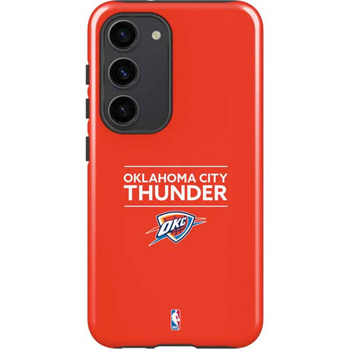 NBA Oklahoma City Thunder Standard - Orange Galaxy S23 Pro Case