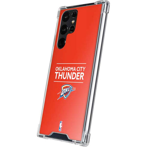 NBA Oklahoma City Thunder Standard - Orange Galaxy S23 Ultra Clear Case