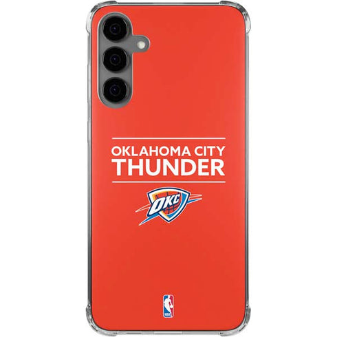 NBA Oklahoma City Thunder Standard - Orange Galaxy S24 Plus Clear Case