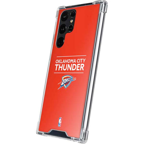 NBA Oklahoma City Thunder Standard - Orange Galaxy S24 Ultra Clear Case