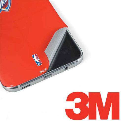 NBA Oklahoma City Thunder Standard - Orange Galaxy S8 Skin