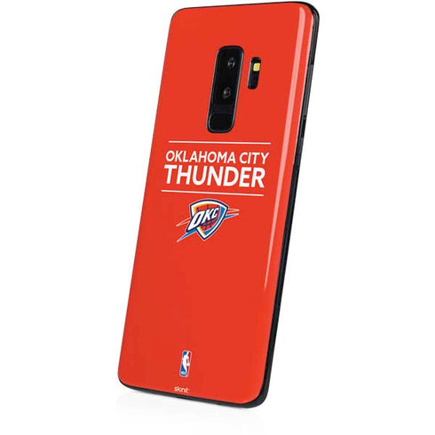 NBA Oklahoma City Thunder Standard - Orange Galaxy S9 Plus Skin