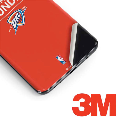 NBA Oklahoma City Thunder Standard - Orange Galaxy S9 Skin