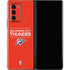 NBA Oklahoma City Thunder Standard - Orange Galaxy Z Fold2 5G Skin