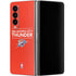 NBA Oklahoma City Thunder Standard - Orange Galaxy Z Fold4 5G Skin