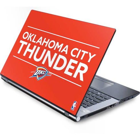 NBA Oklahoma City Thunder Standard - Orange Generic Laptop Skin