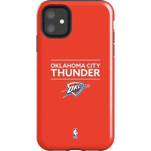 NBA Oklahoma City Thunder Standard - Orange iPhone 11 Impact Case