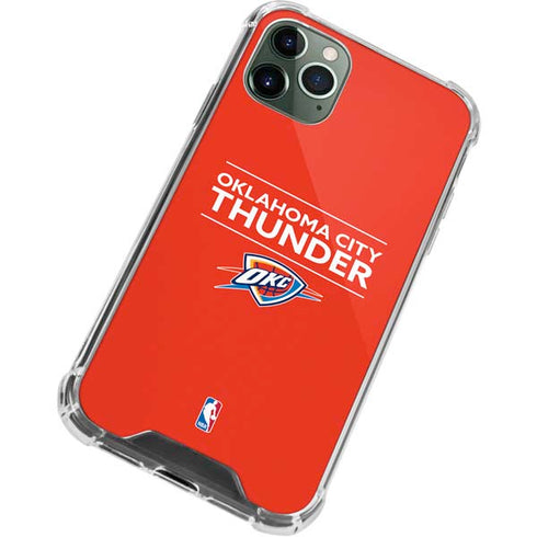 NBA Oklahoma City Thunder Standard - Orange iPhone 11 Pro Max Clear Case