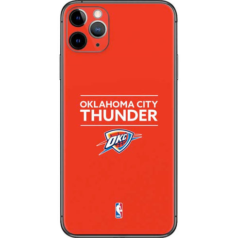 NBA Oklahoma City Thunder Standard - Orange iPhone 11 Pro Max Skin