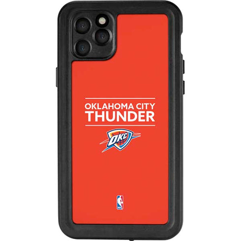 NBA Oklahoma City Thunder Standard - Orange iPhone 11 Pro Max Waterproof Case