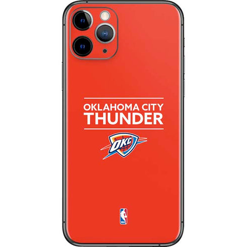 NBA Oklahoma City Thunder Standard - Orange iPhone 11 Pro Skin