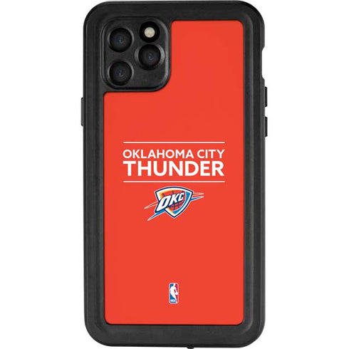 NBA Oklahoma City Thunder Standard - Orange iPhone 11 Pro Waterproof Case