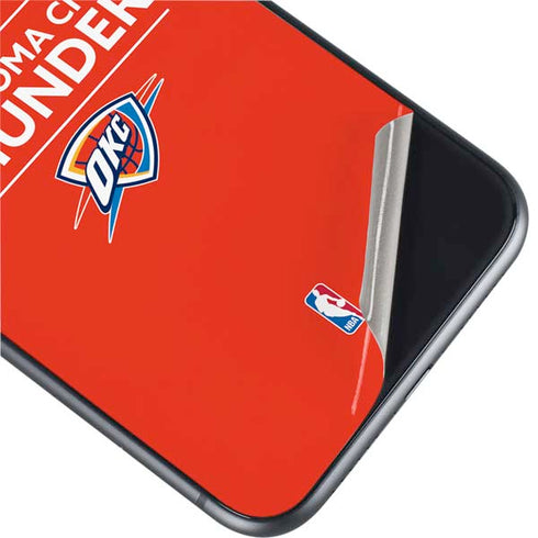 NBA Oklahoma City Thunder Standard - Orange iPhone 11 Skin