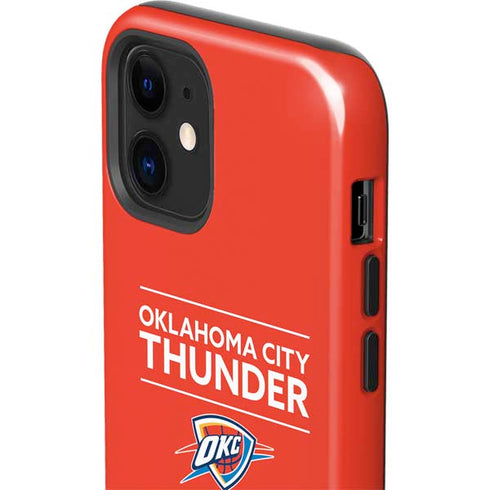 NBA Oklahoma City Thunder Standard - Orange iPhone 12 Impact Case