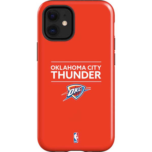 NBA Oklahoma City Thunder Standard - Orange iPhone 12 Mini Impact Case