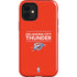 NBA Oklahoma City Thunder Standard - Orange iPhone 12 Mini Impact Case