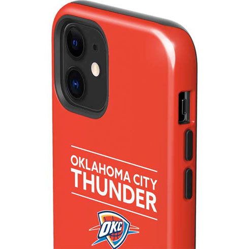 NBA Oklahoma City Thunder Standard - Orange iPhone 12 Mini Impact Case