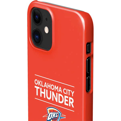 NBA Oklahoma City Thunder Standard - Orange iPhone 12 Mini Lite Case